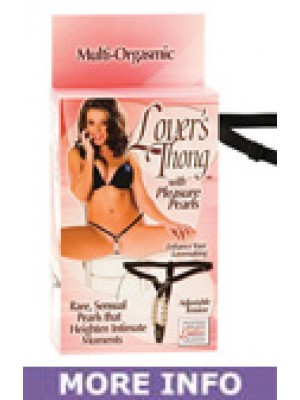 Lovers Thong with Pleasure Pearls