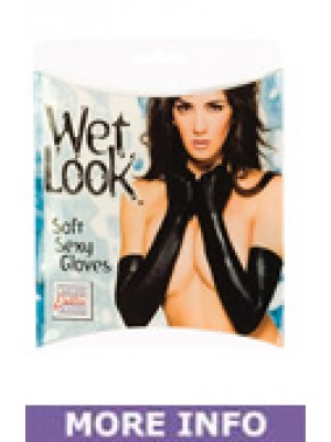 Wet Look Lingerie Soft Sexy Gloves